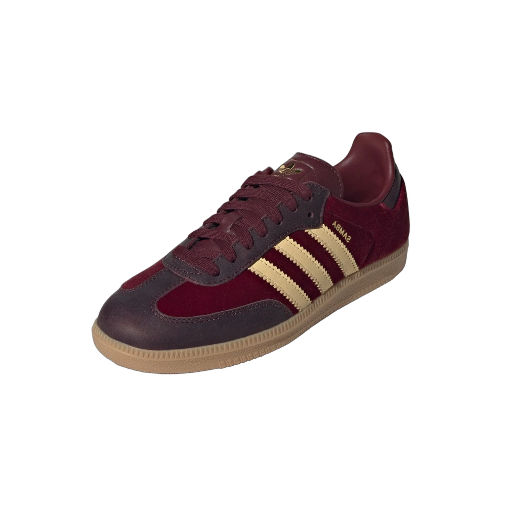 Adidas Samba OG Shadow Red Velvet, Shadow Red/Maroon/Gum (JS1394)