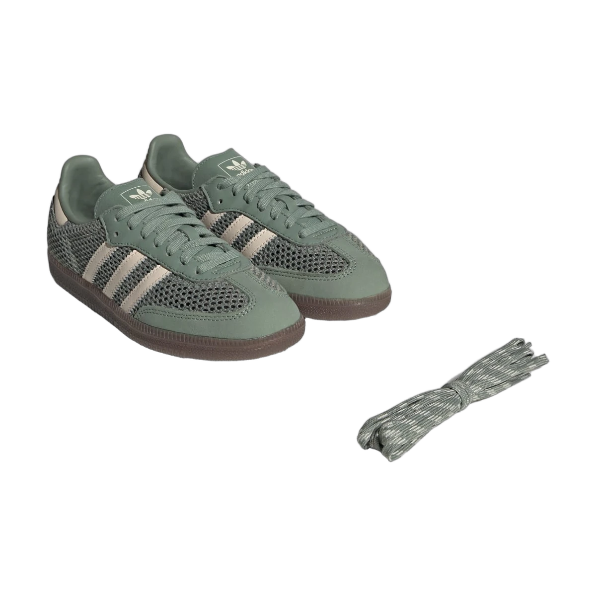 Adidas Samba OG Silver Green Wonder White Gold
