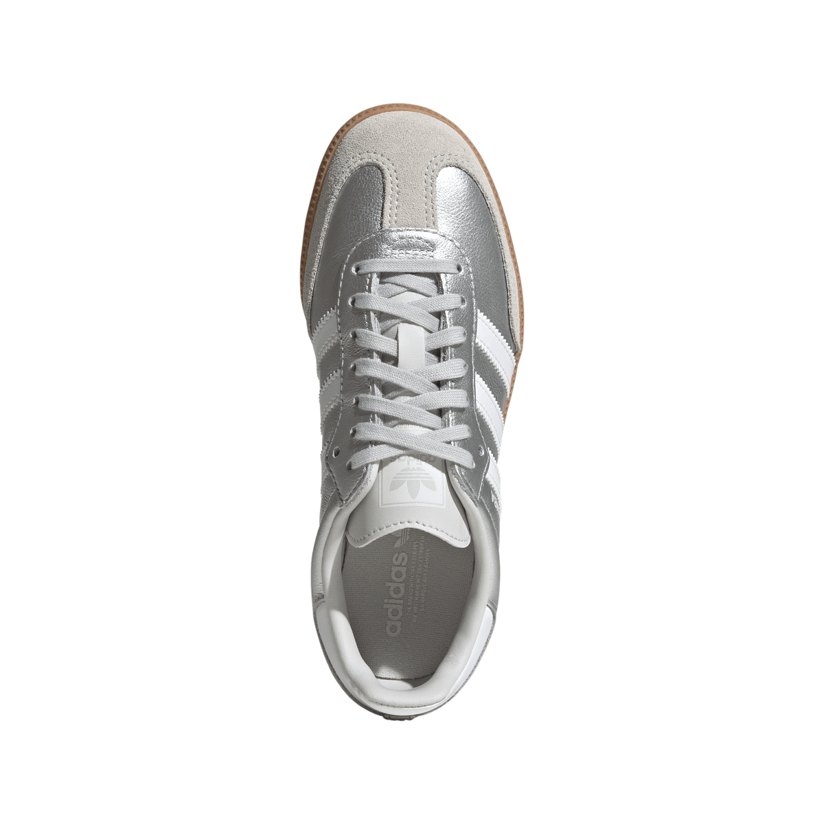 Adidas Samba OG Silver Metallic Cloud White Gum