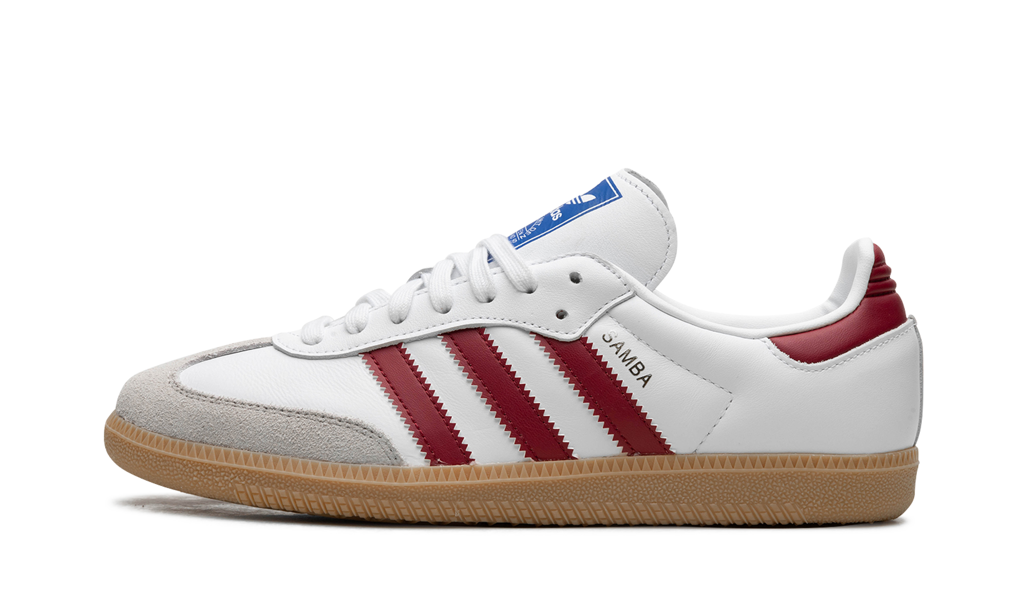 Adidas Samba OG White Burgundy Gum