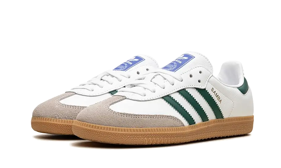 Adidas Samba OG White Collegiate Green Gum, Cloud White/Collegiate Green/Gum (IE1331)