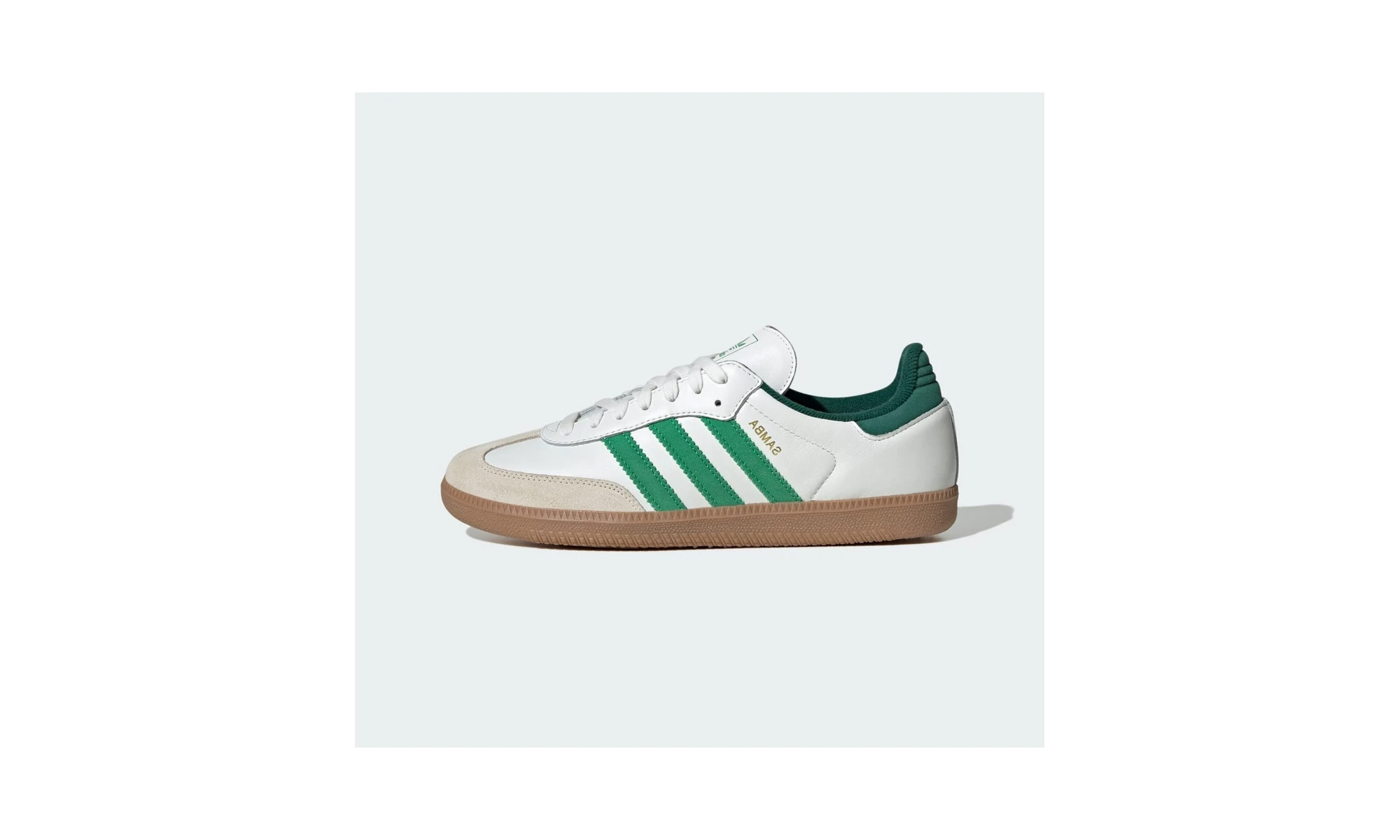 Adidas Samba OG White Green Collegiate Green