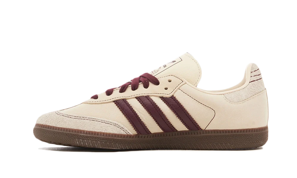 Adidas Samba OG Wonder White Maroon, Wonder White/Maroon/Putty Grey (IG1987)