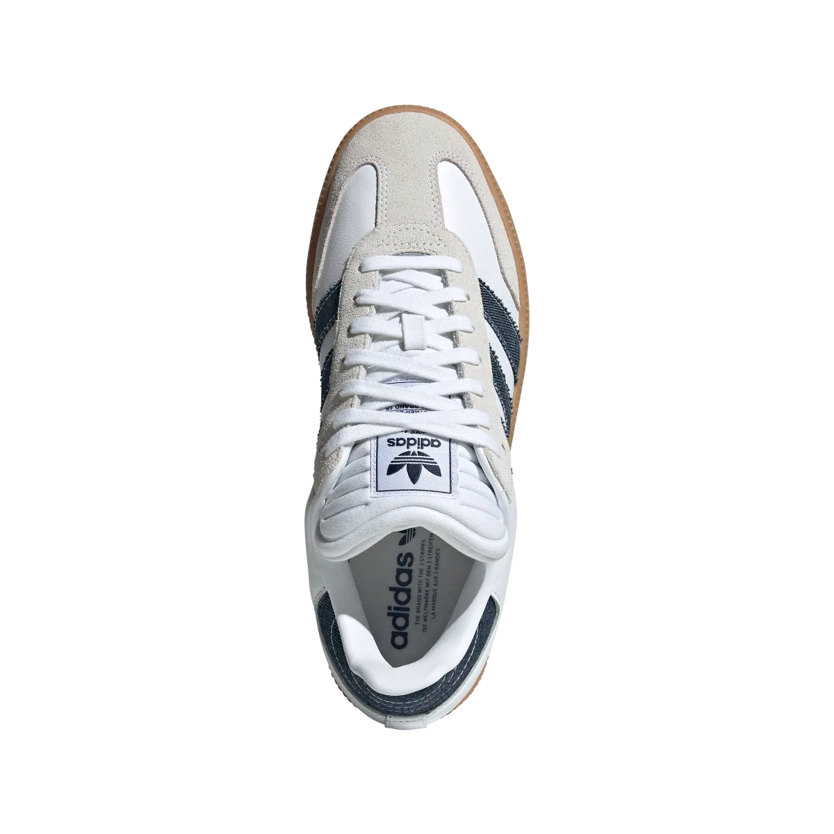 Adidas Samba XLG Denim, White/Night Indigo/White/Gum (JQ7440)