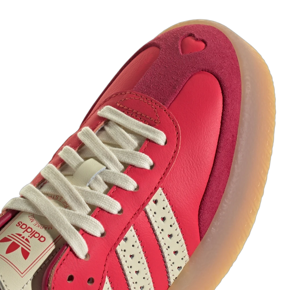 Adidas Sambae Valentine's Day, Bright Red/Cream White (JH7287)