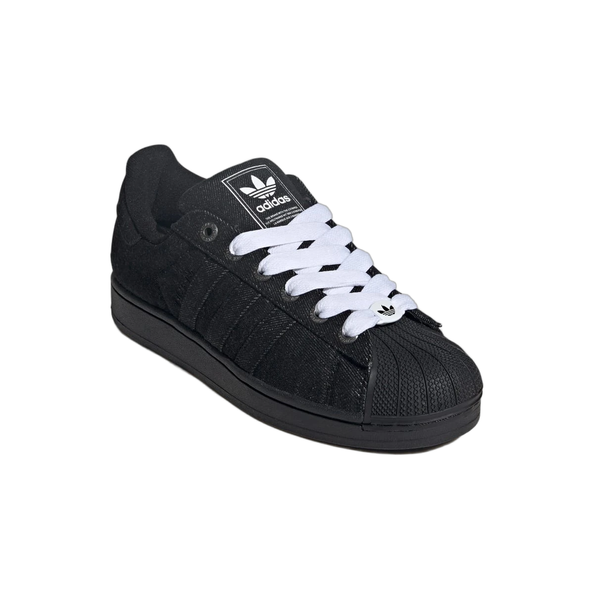 Adidas Superstar II Black Denim