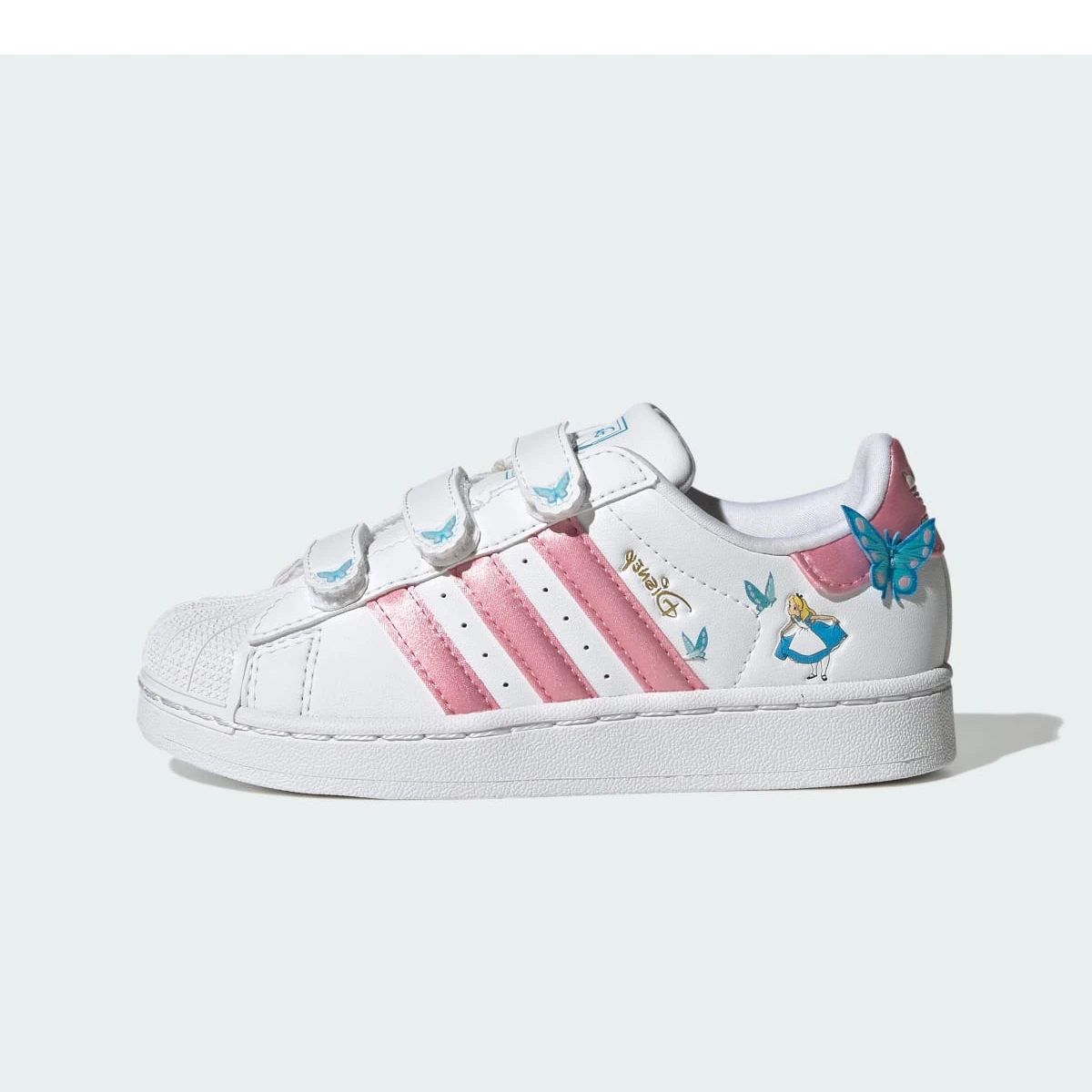 Adidas Superstar II Comfort Closure Disney White Light Pink Aquamarine (PS)