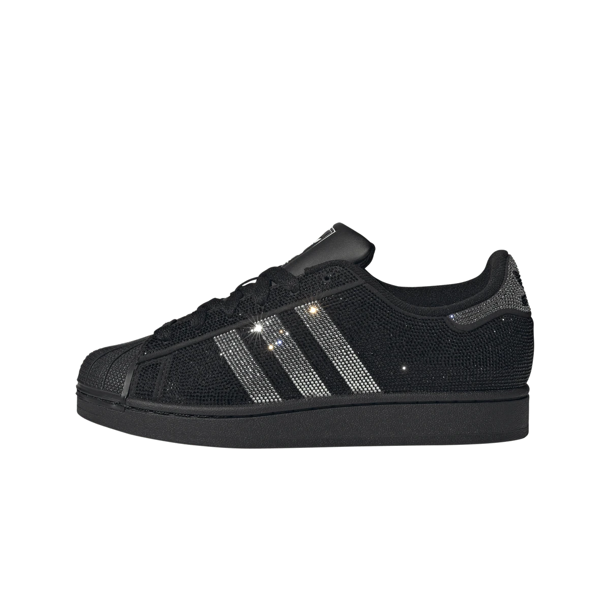 Adidas Superstar II Rhinestone Black Silver
