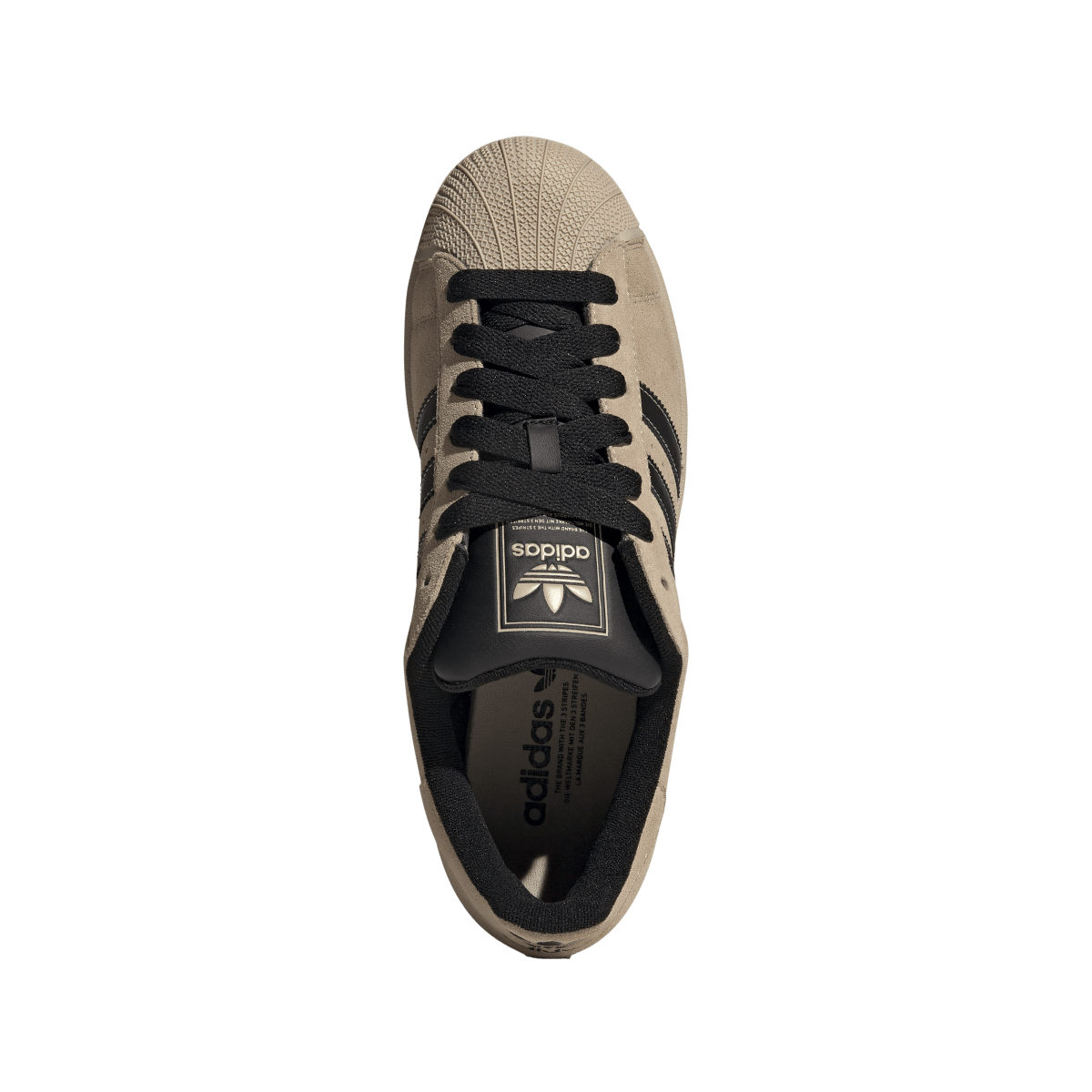 Adidas Superstar II Stone Khaki Black