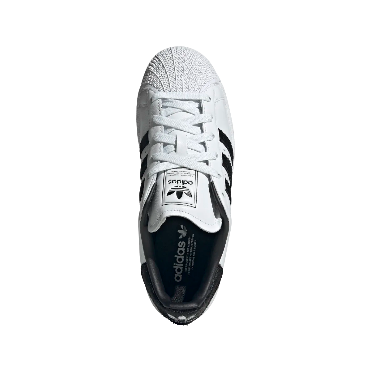 Adidas Superstar II White Black Pony Hair, Cloud White/Core Black/Cloud White (JH7052)