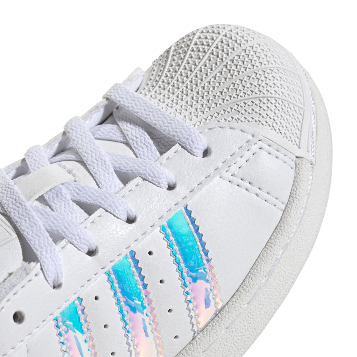 Adidas Superstar II White Iridescent Stripes (PS)