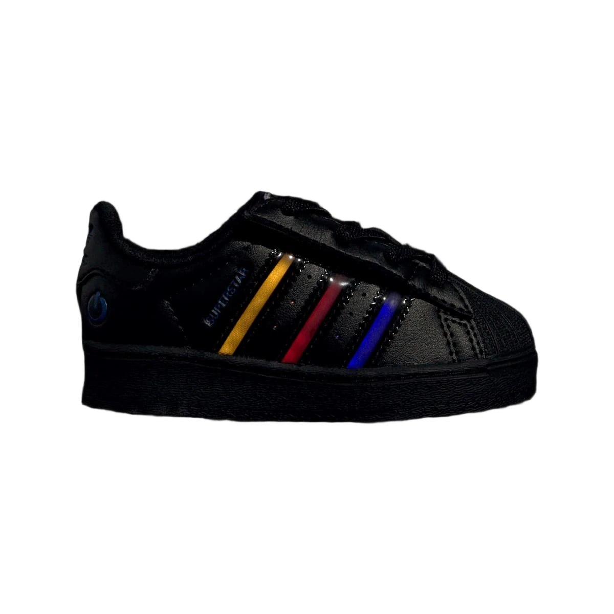Adidas Superstar LED Lights Comfort Closure Core Black Preloved Violet (TD)