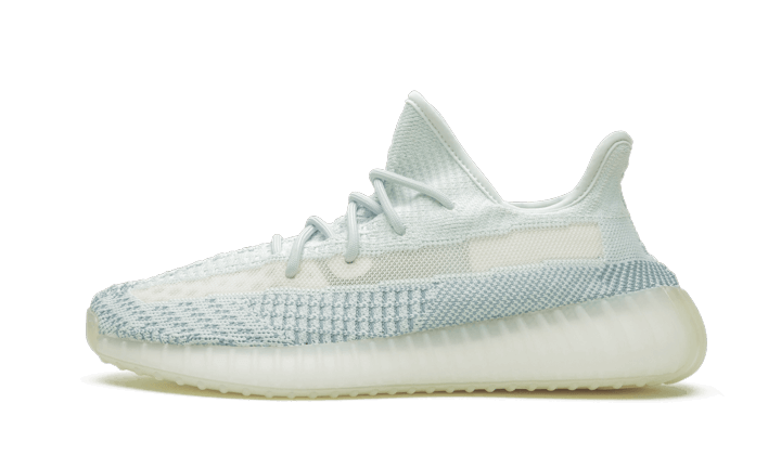 Adidas Yeezy Boost 350 V2 Cloud White (Non-Reflective), Cloud White/Cloud White/Cloud White (FW3043)