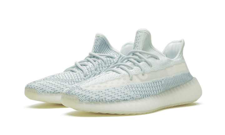 Adidas Yeezy Boost 350 V2 Cloud White (Non-Reflective), Cloud White/Cloud White/Cloud White (FW3043)