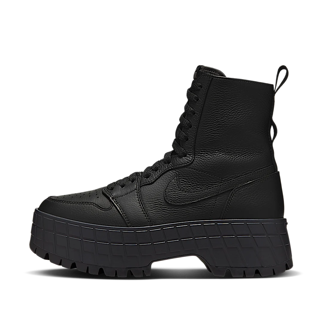 Air Jordan 1 High Brooklyn Black, Black/Black/Flat Pewter (FJ5737-001)