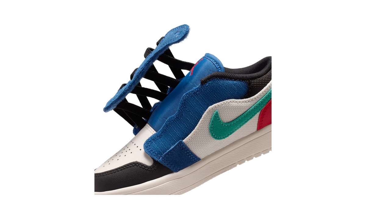 Air Jordan 1 Low ALT SE True Blue Red Kinetic Green (PS)