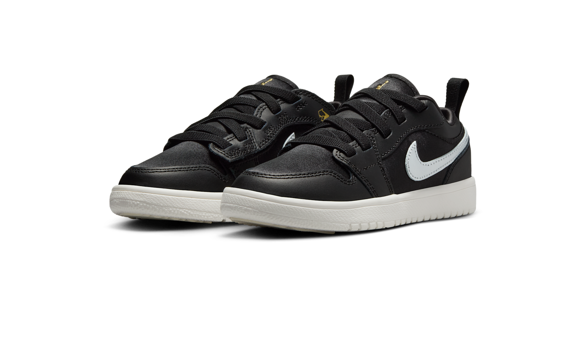 Air Jordan 1 Low Alt SE Black Silver Sail Gold (PS)