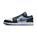 Air Jordan 1 Low Black Game Royal Metallic Platinum