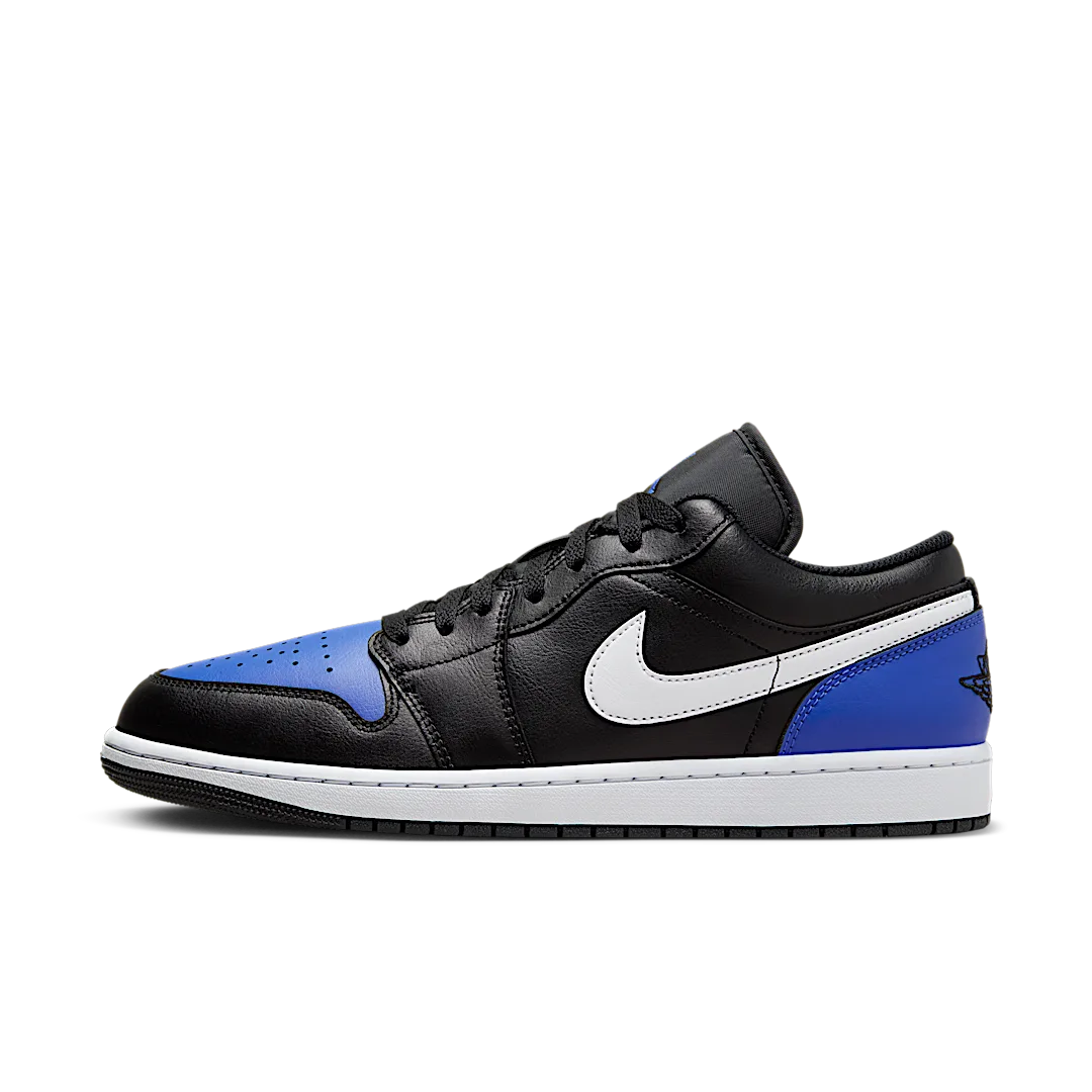 Air Jordan 1 Low Black Royal Toe, Black/White/Game Royal (553558-042)