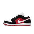 Air Jordan 1 Low Black White Gym Red