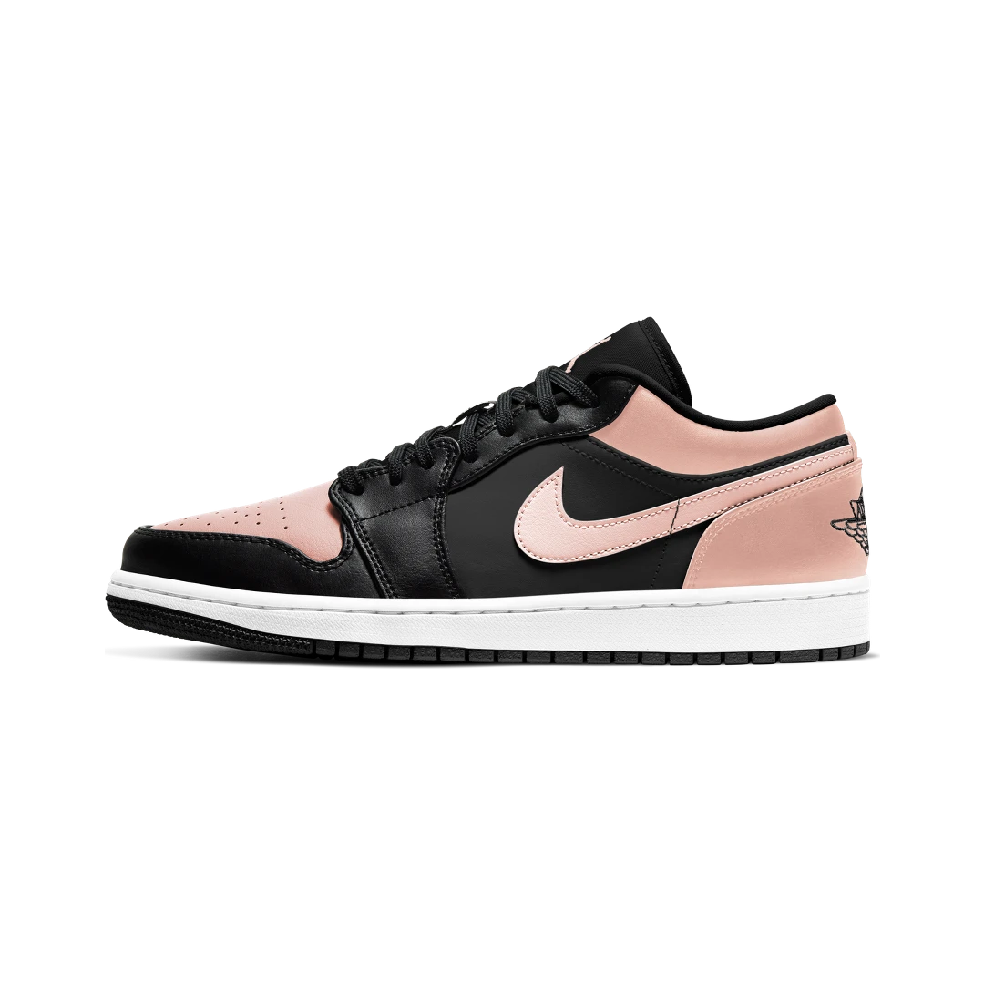 Air Jordan 1 Low Crimson Tint, Black/Crimson Tint-White (553558-034 / 553560-034)