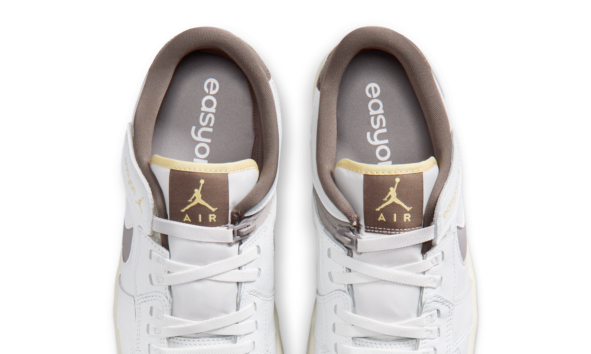 Air Jordan 1 Low EasyOn White Olive Grey Lemon Wash