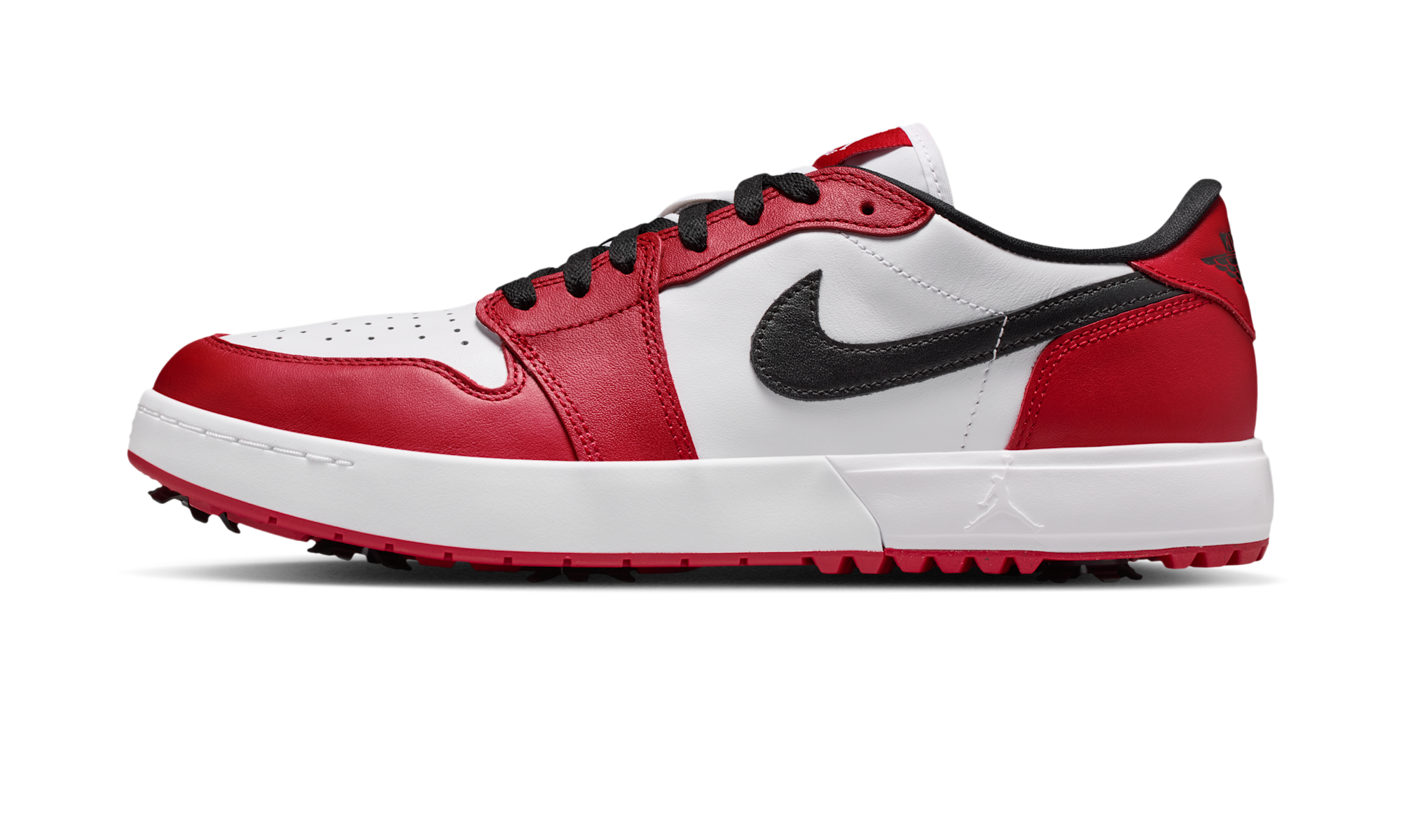 Air Jordan 1 Low Golf Spiked Varsity Red White Black