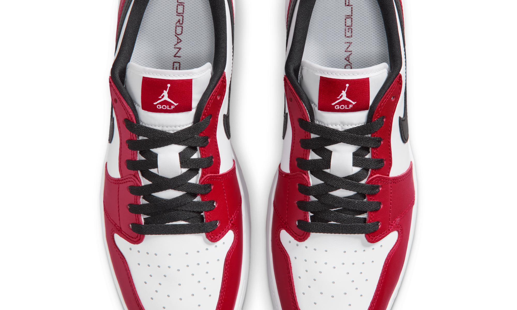 Air Jordan 1 Low Golf Spiked Varsity Red White Black