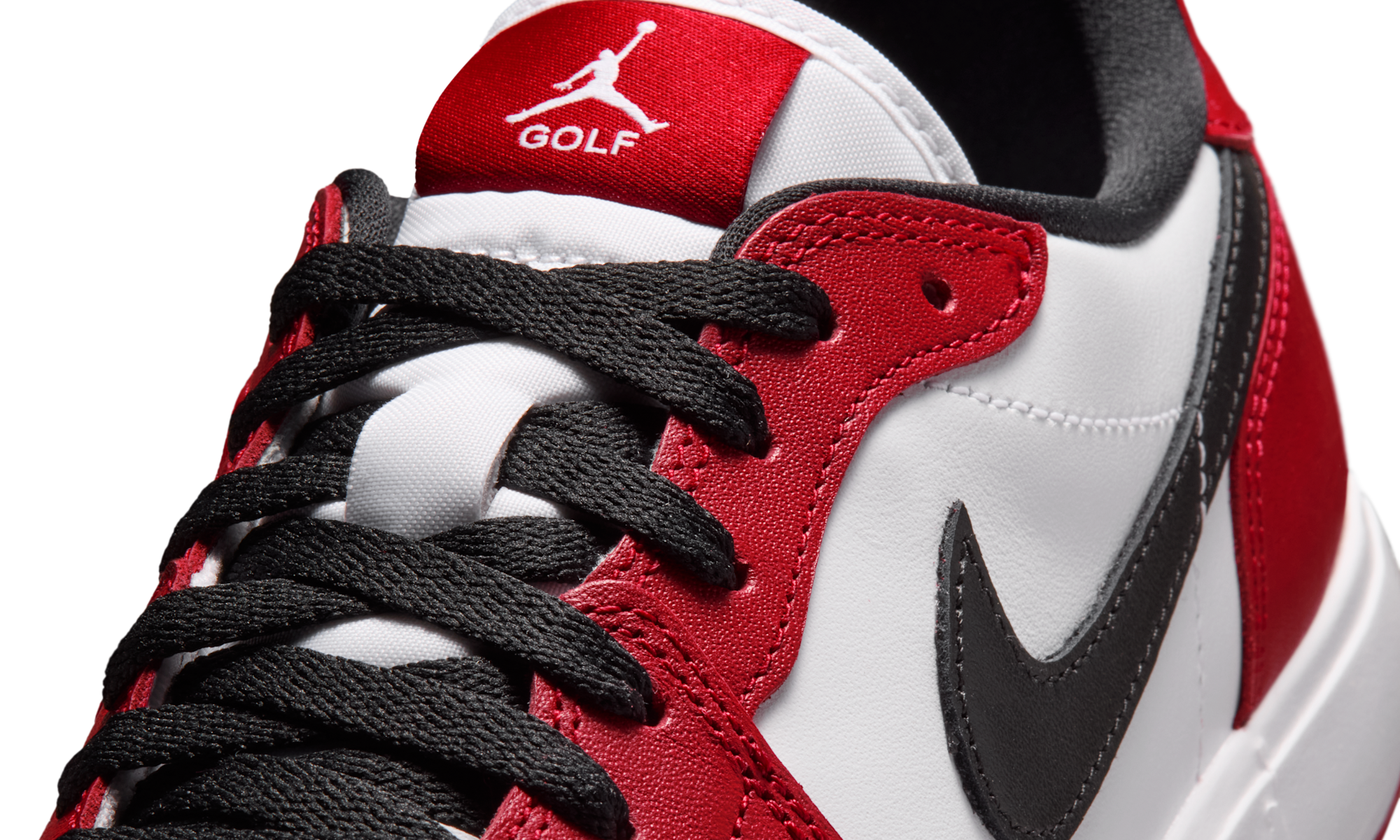 Air Jordan 1 Low Golf Spiked Varsity Red White Black
