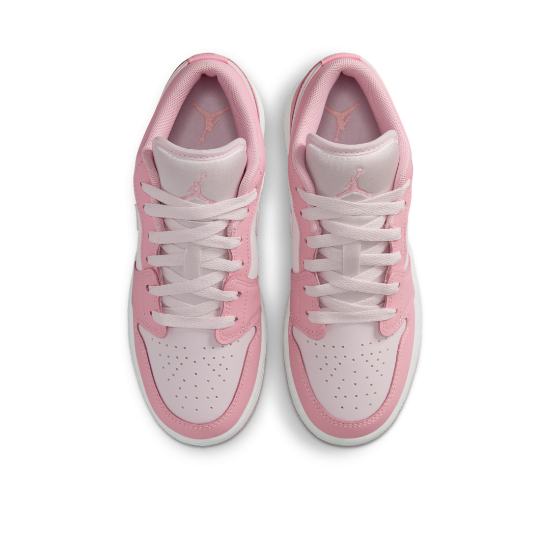 Air Jordan 1 Low Medium Soft Pink White, Medium Soft Pink/White/Pearl Pink (553560-614)