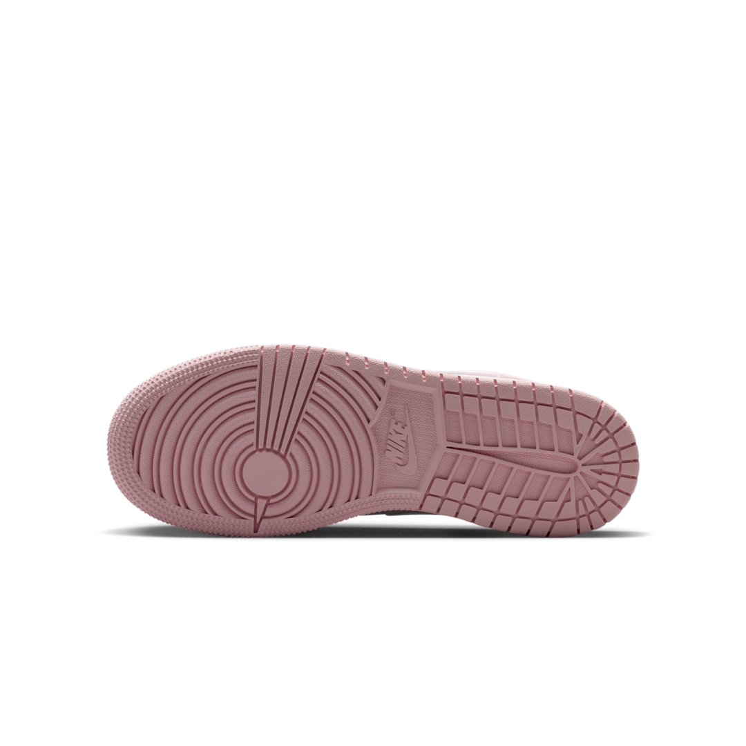 Air Jordan 1 Low Medium Soft Pink White, Medium Soft Pink/White/Pearl Pink (553560-614)