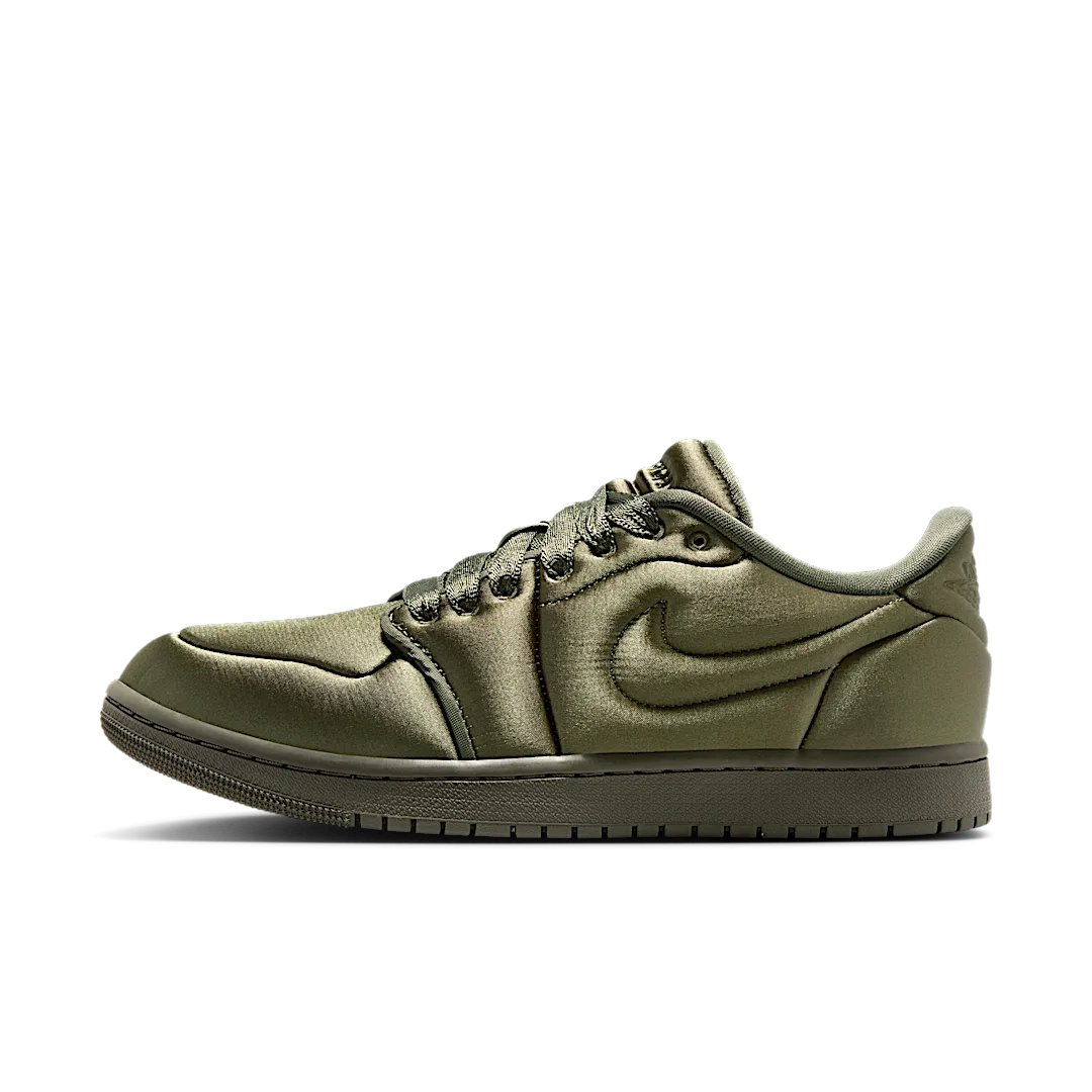 Air Jordan 1 Low Method of Make Satin Medium Olive, Medium Olive/Medium Olive (HF3969-201)