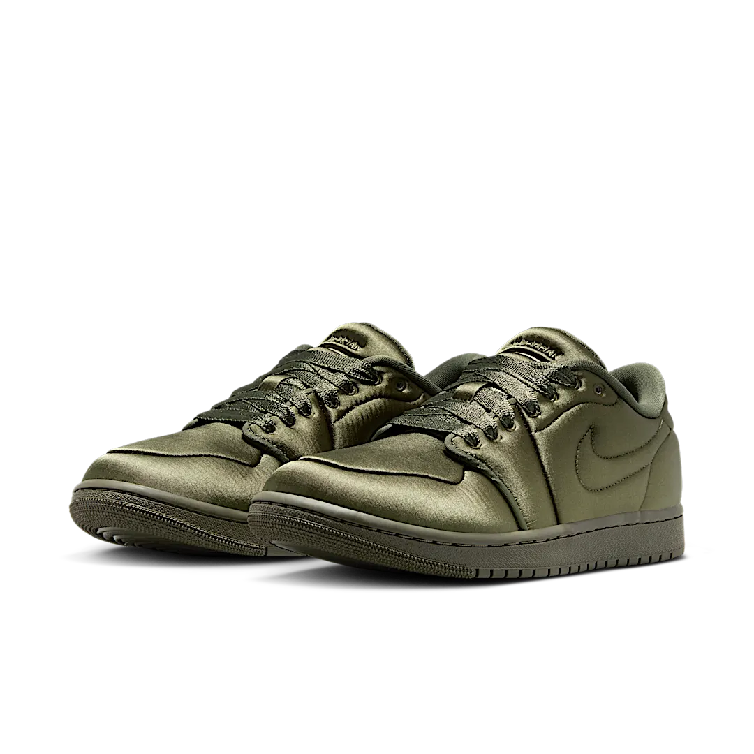 Air Jordan 1 Low Method of Make Satin Medium Olive, Medium Olive/Medium Olive (HF3969-201)