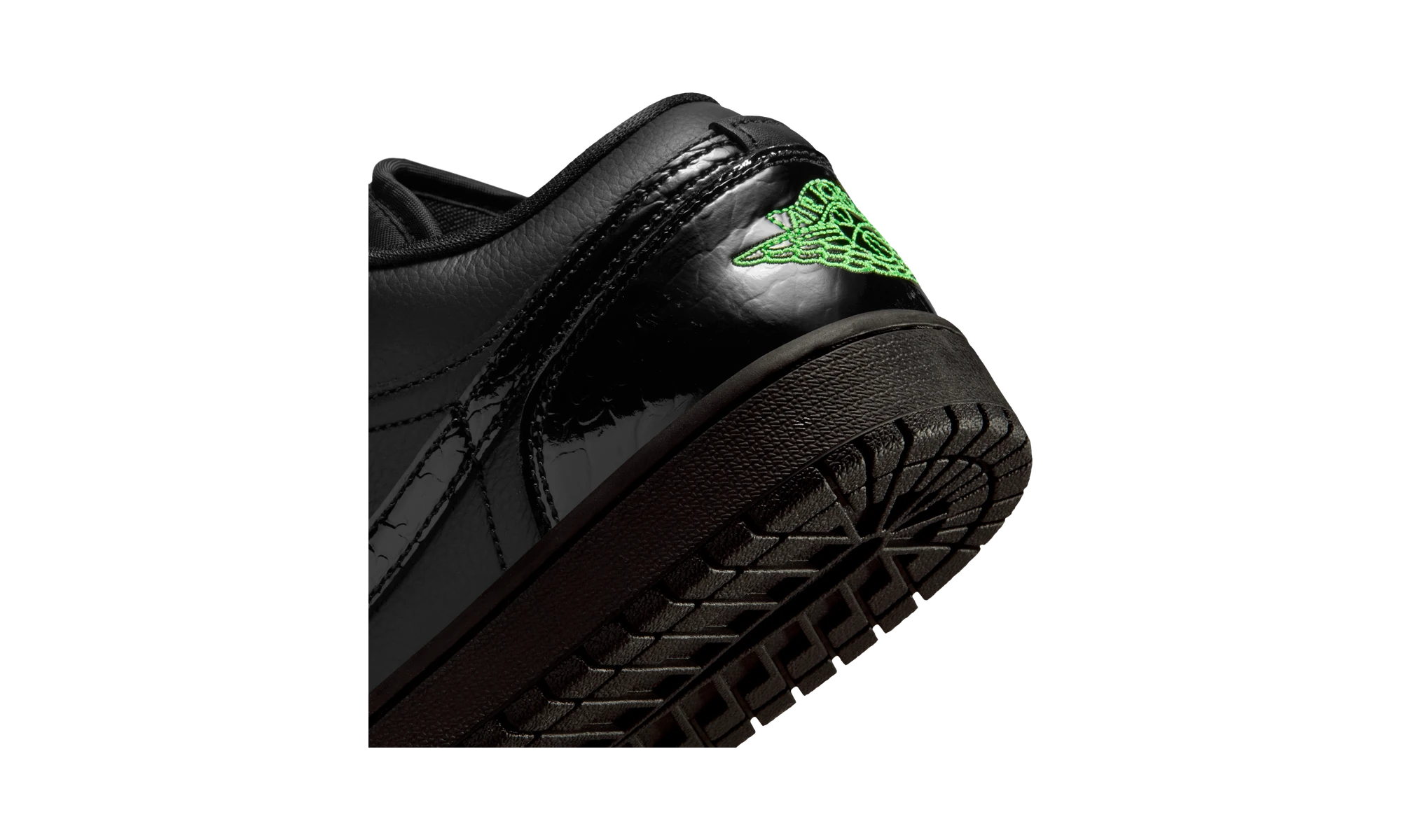Air Jordan 1 Low SE Black Croc Scream Green