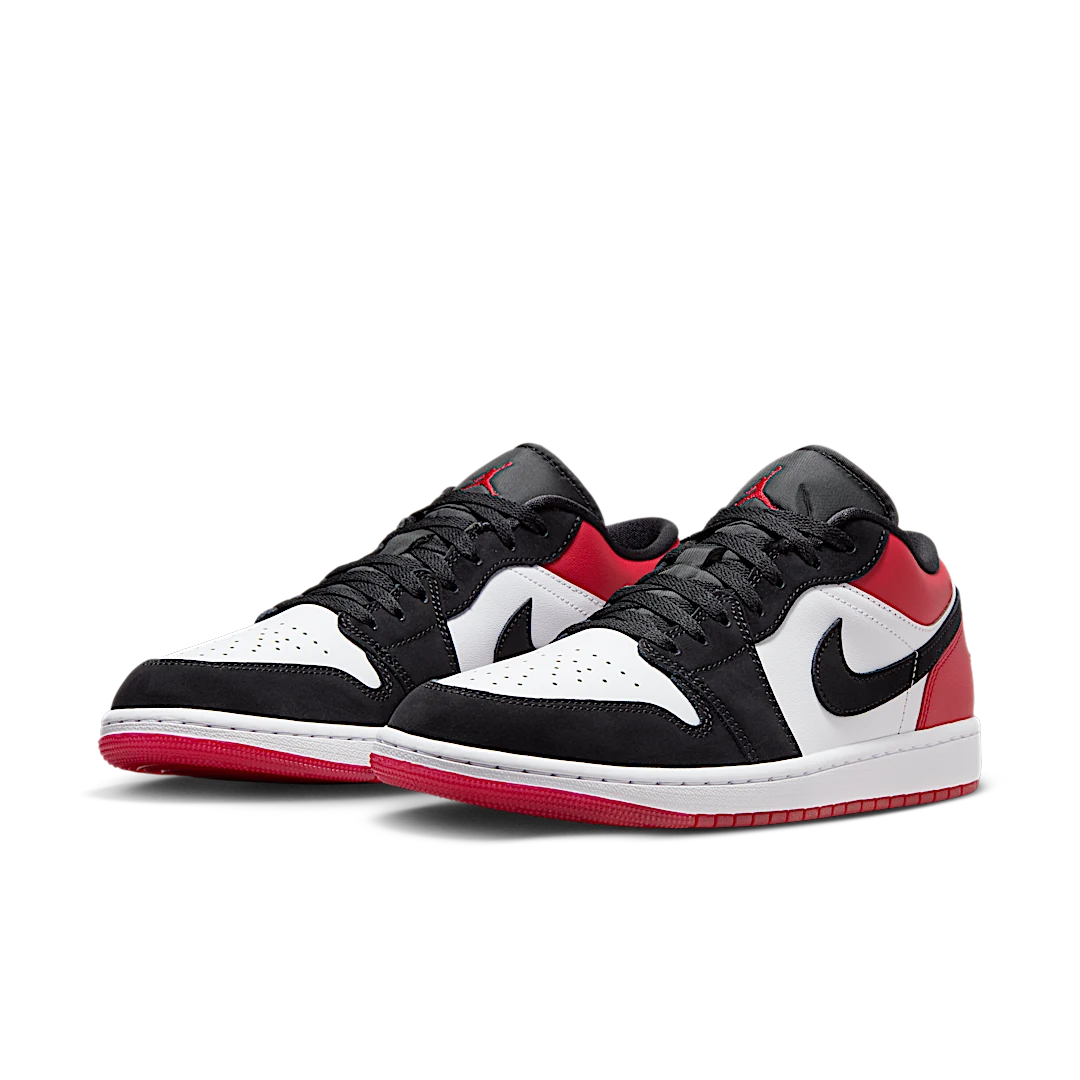 Air Jordan 1 Low SE Black Toe (2025), White/Black/Gym Red (IB8971-106)