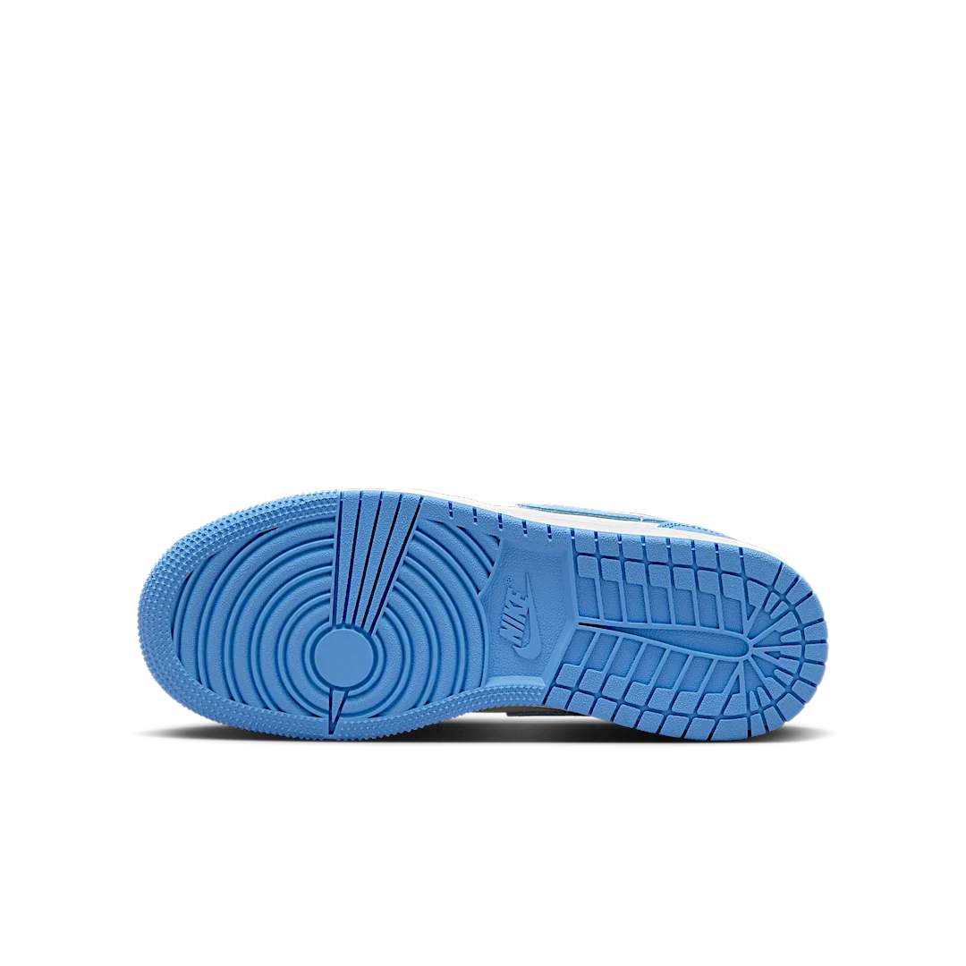 Air Jordan 1 Low SE Legend Blue Patent, White/Legend Blue (FZ3929-114)