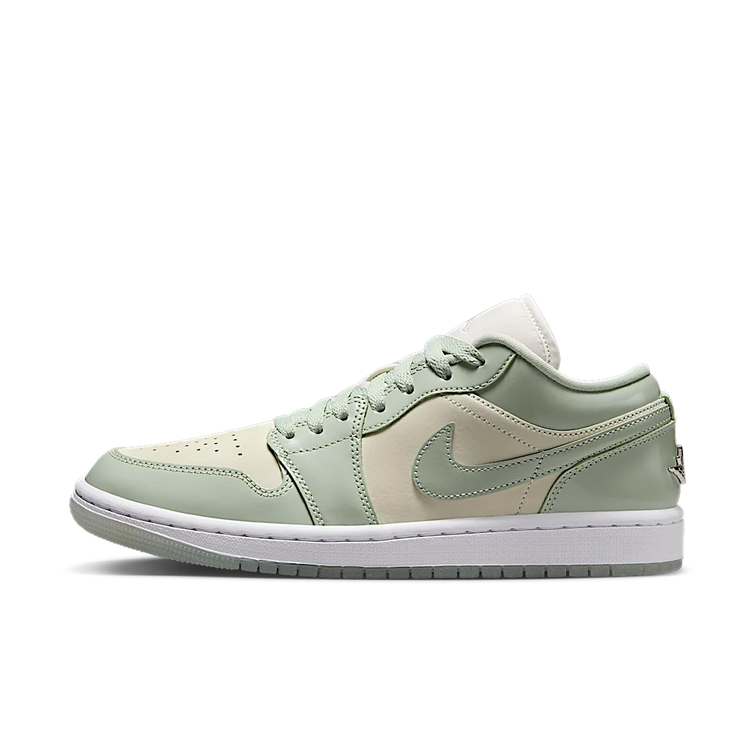 Air Jordan 1 Low Seafoam Sail, Sail/Seafoam/Metallic Silver/White (HF4078-100)