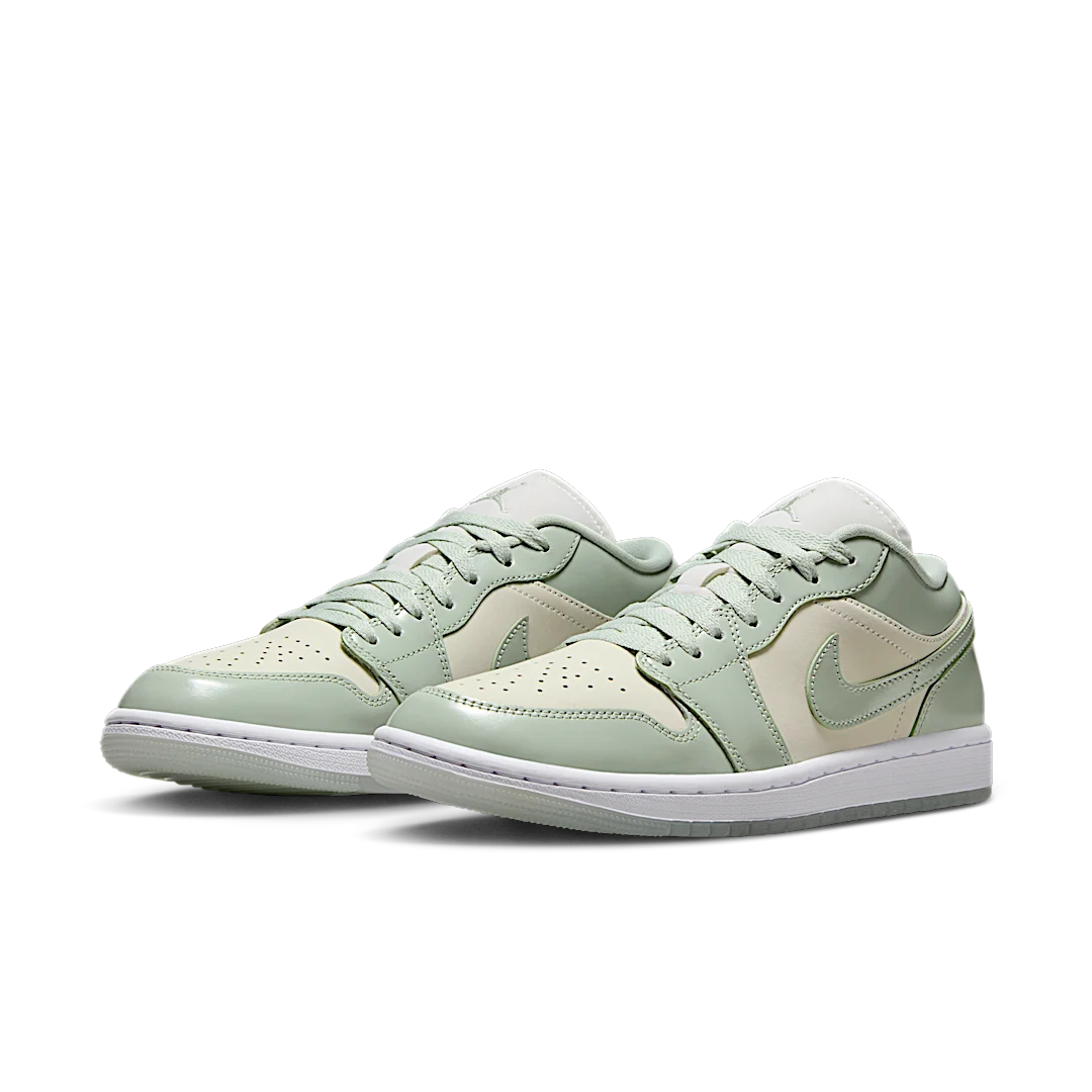 Air Jordan 1 Low Seafoam Sail, Sail/Seafoam/Metallic Silver/White (HF4078-100)