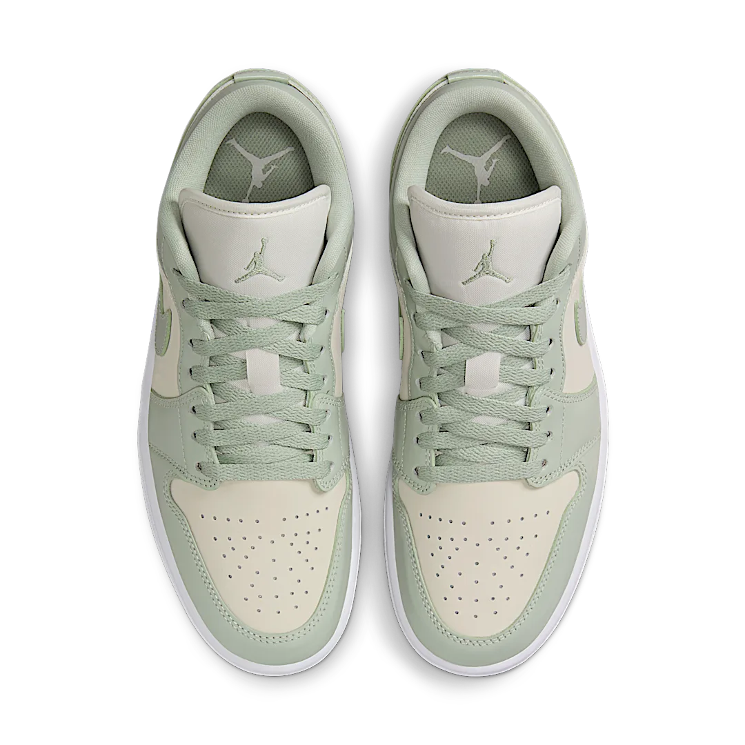 Air Jordan 1 Low Seafoam Sail, Sail/Seafoam/Metallic Silver/White (HF4078-100)