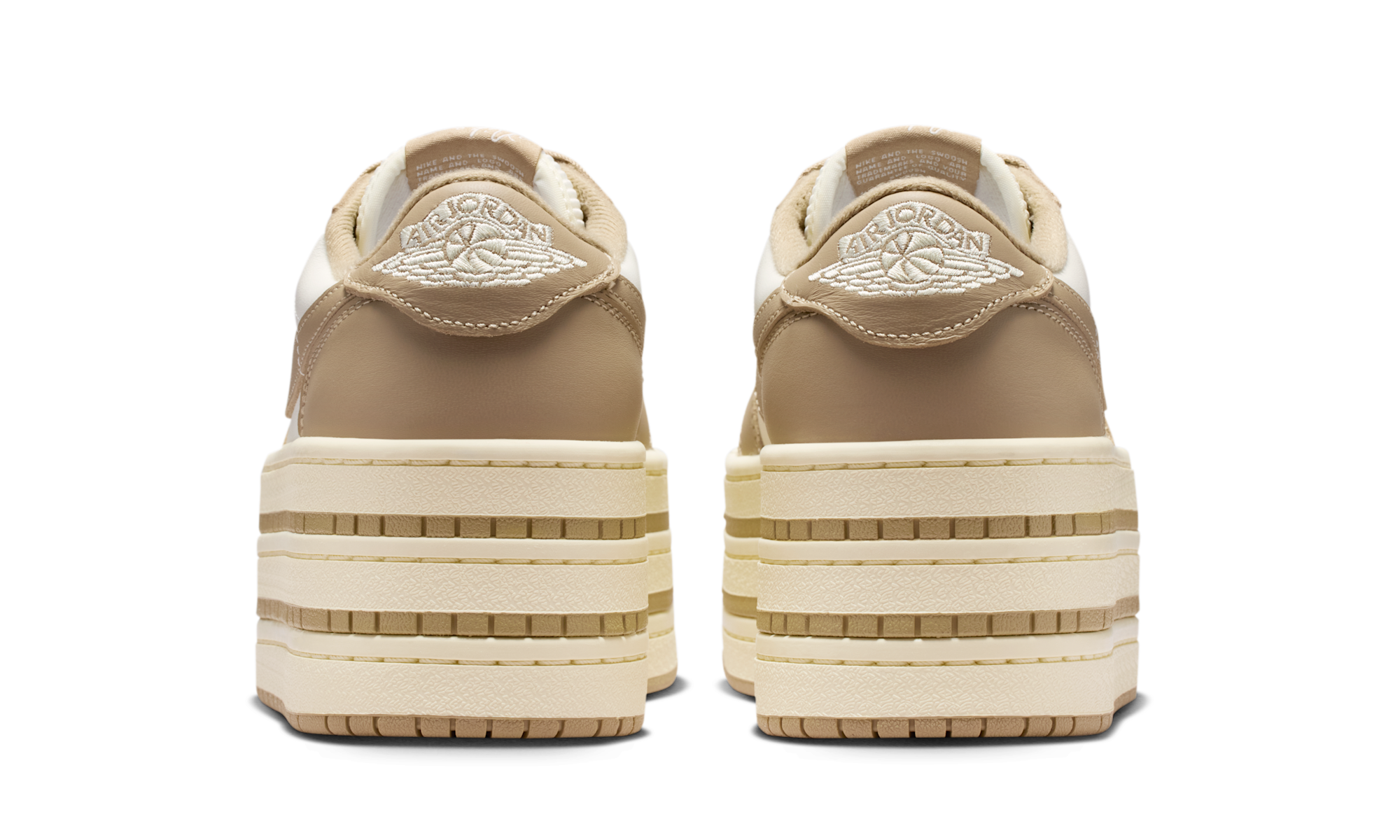 Air Jordan 1 Low Triple Stack Khaki Sail