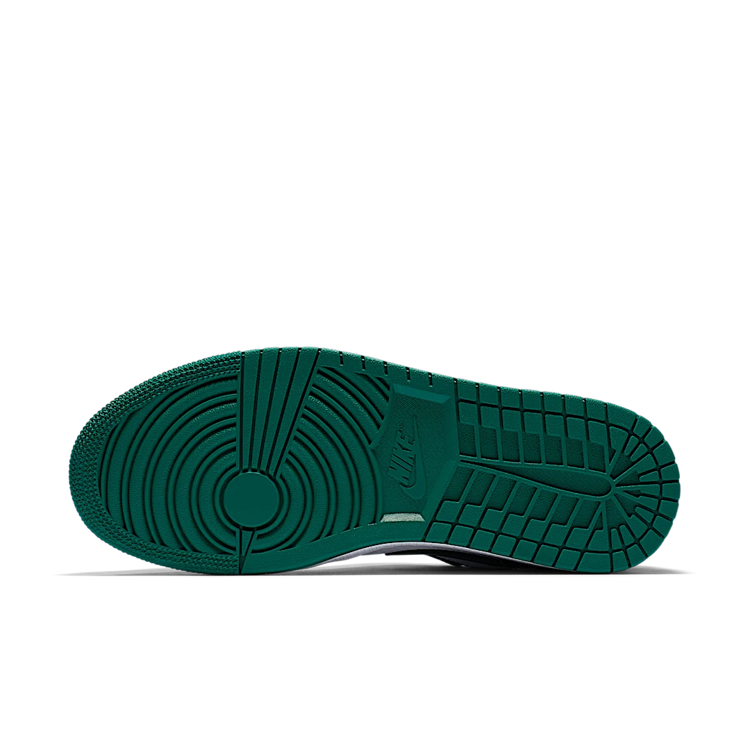 Air Jordan 1 Low White Black Mystic Green, White/Black-Mystic Green (553558-113)