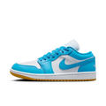 Air Jordan 1 Low White Gum Light Brown Dark Powder Blue