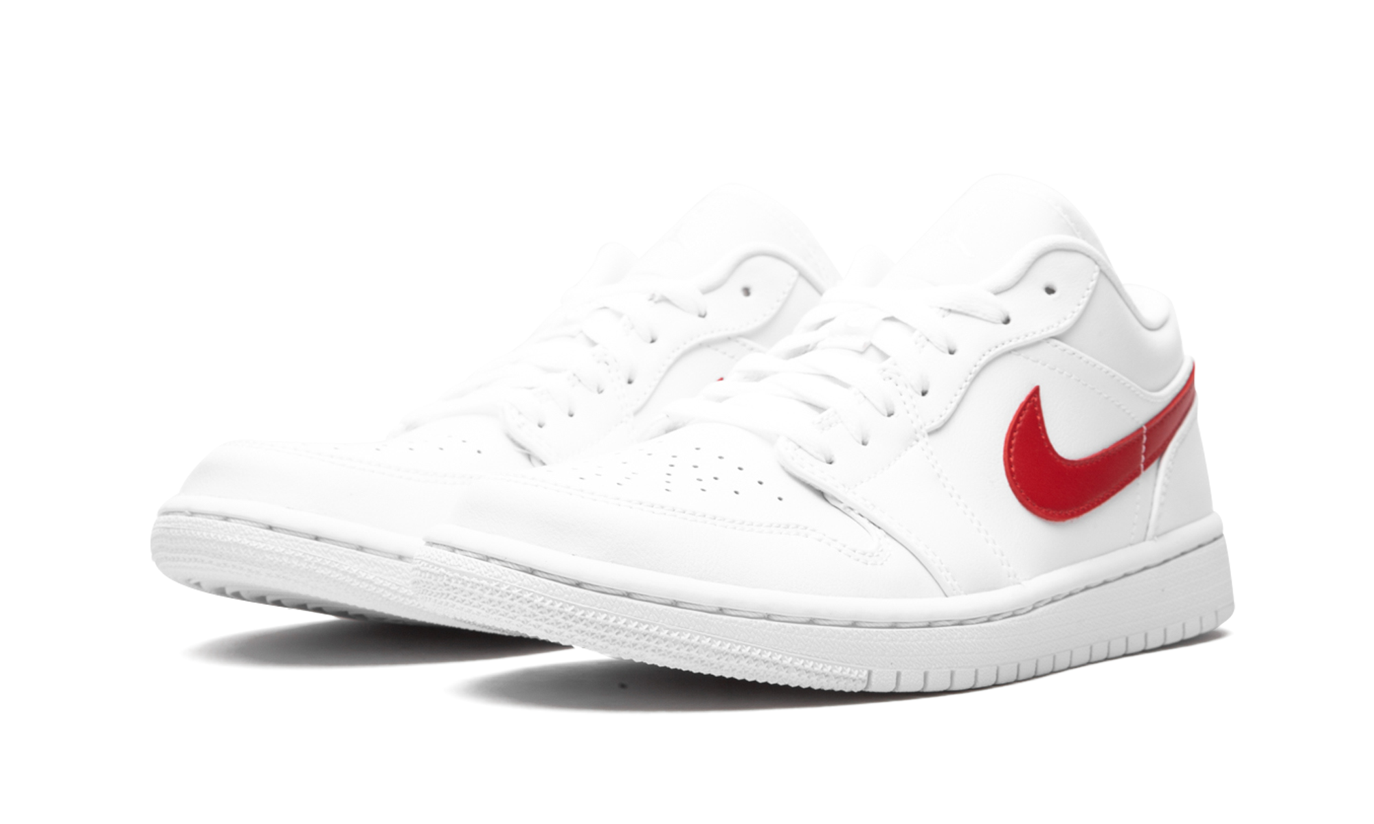 Air Jordan 1 Low White University Red