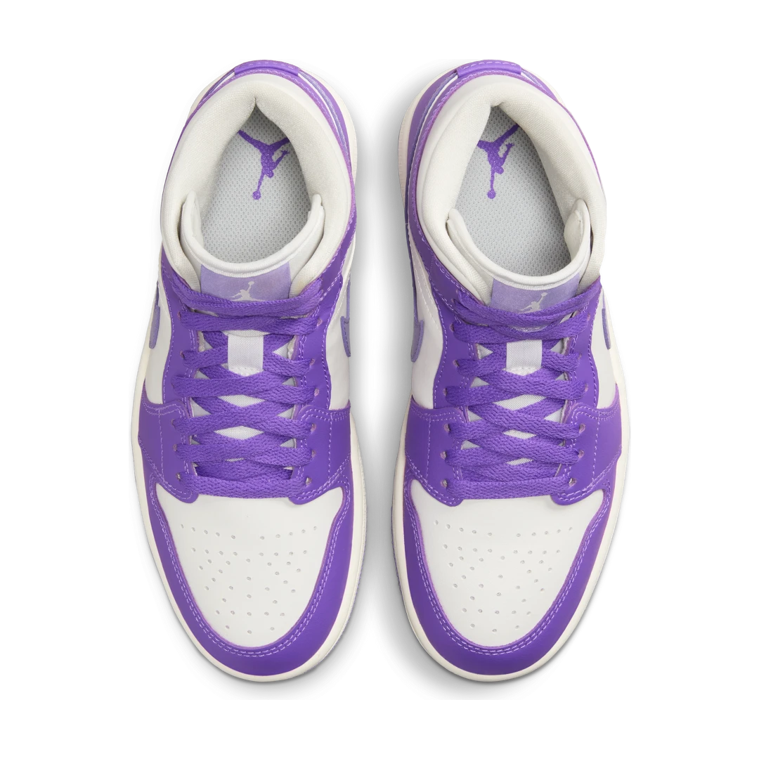 Air Jordan 1 Mid Action Grape, Action Grape/Sail/Sky J Light Purple (BQ6472-504)