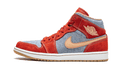 Air Jordan 1 Mid Denim Red