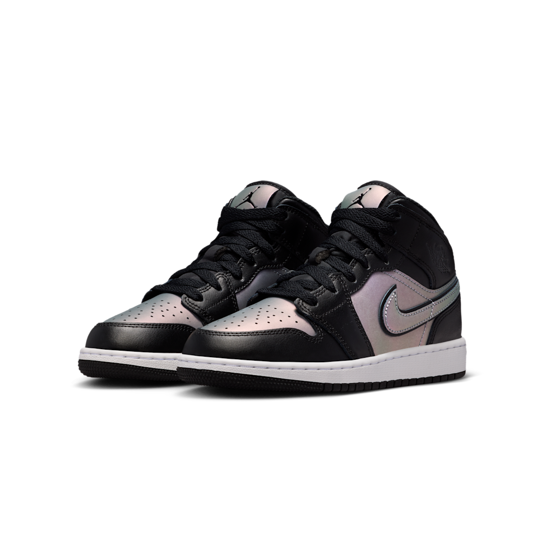Air Jordan 1 Mid SE BG Black White