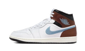 Air Jordan 1 Mid SE Brown Blue Grey