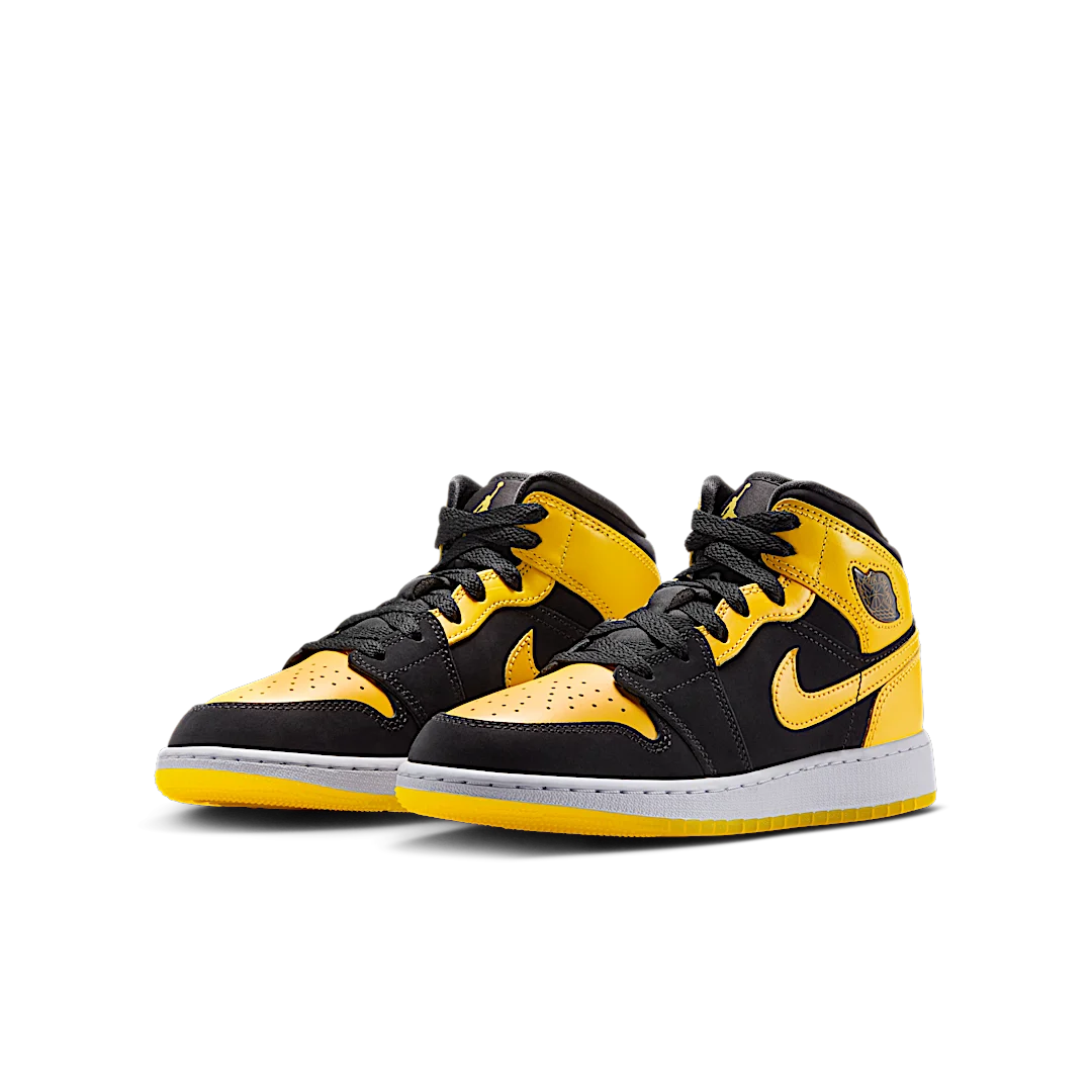 Air Jordan 1 Mid SE New Love (2025), Black/White/Varsity Maize (HJ5940-071)