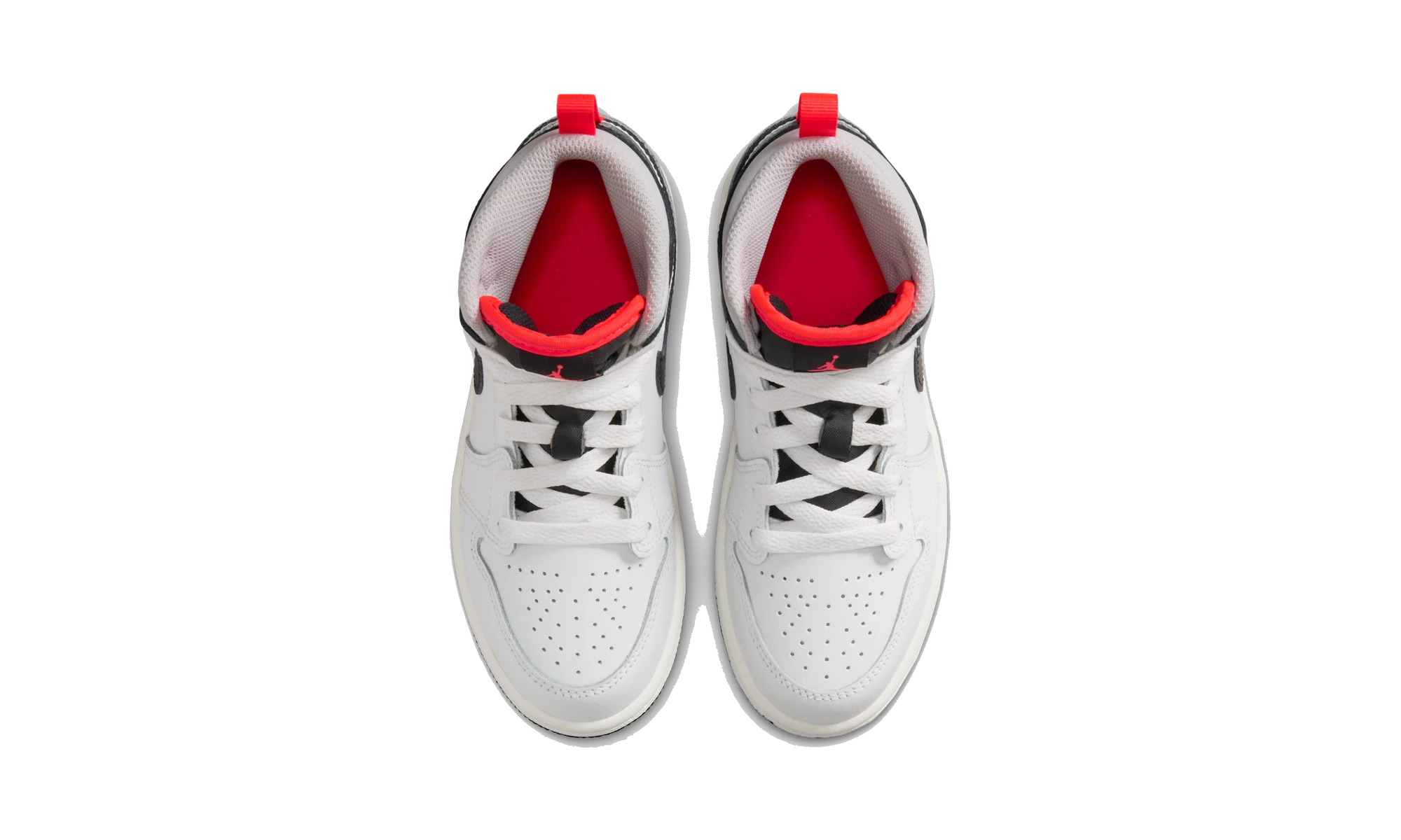 Air Jordan 1 Mid Summit White Infrared Black (PS)