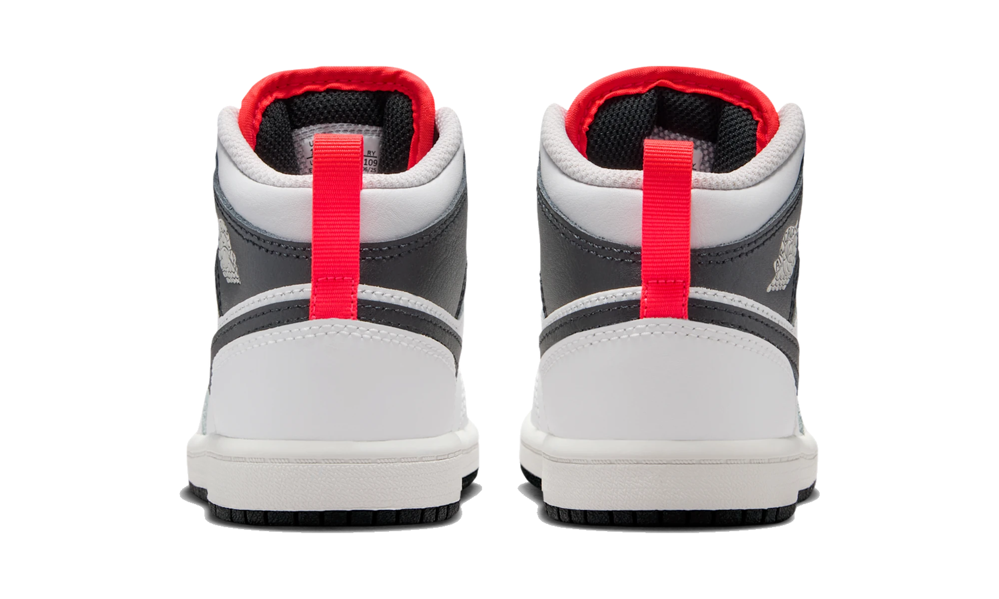 Air Jordan 1 Mid Summit White Infrared Black (PS)